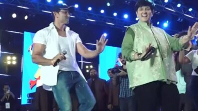 Dance Icon Hrithik Roshan Grooves With Garba Queen Falguni Pathak On His Favorite Hook Step