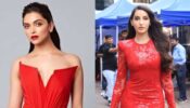 Deepika Padukone to Nora Fatehi: Celebs who flaunted red hot bodycon mini dresses