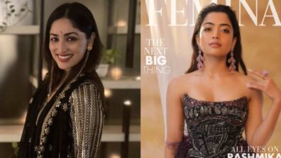 Desi Vs Videsi Fashion Battle: Yami Gautam in black printed lehenga Vs Rashmika Mandanna in strapless gown, who’s your favourite?