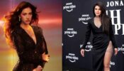 Disha Patani and Priyanka Chopra’s deep-neck black high-thigh slit gowns are your keys to swing in for cocktails