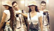 Disha Patani spotted twinning with ‘model friend’ Aleksander Alex Ilic inside elevator, see viral pics