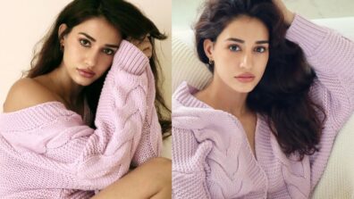 Disha Patani is pink ‘butterfly’ in knitted off-shoulder dress