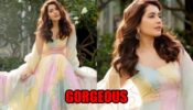 Divine Alert: Raashi Khanna Looks Drop-Dead Gorgeous In Multi-Coloured Organza Anarkali