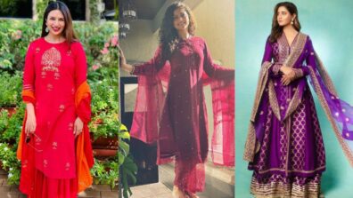 Divyanka Tripathi, Drashti Dhami, And Rashmi Desai: TV Beauties In Ethnic Sharara