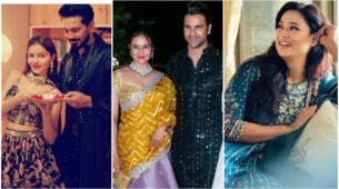 Diwali 2022 Celebration: Rubina Dilaik-Abhinav Shukla serve couple goals in ethnic, Divyanka Tripathi celebrates with fam, Shweta Tiwari gives it minimalist touch