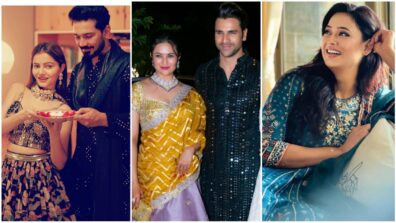 Diwali 2022 Celebration: Rubina Dilaik-Abhinav Shukla serve couple goals in ethnic, Divyanka Tripathi celebrates with fam, Shweta Tiwari gives it minimalist touch