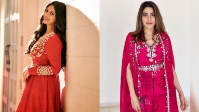 Diwali 2022: Divyanka Tripathi dazzles like doll in red ethnic suit, Nikki Tamboli calls for ‘new beginnings’