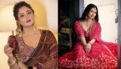 Divyanka Tripathi is slaying like a pro in red lehenga, Rashami Desai looks divine in purple plunging neckline saree