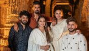 Double XL Team Sonakshi Sinha, Huma Qureshi, Zaheer Iqbal, and Mahat Raghavendra Visit Modhera Sun Temple In Gujarat
