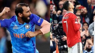 Epic Moments: Photos of Christiano Ronaldo and Mohammad Shami celebrating victory melt internet