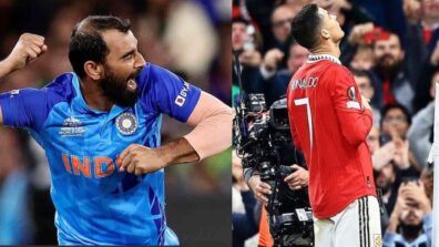 Epic Moments: Photos of Christiano Ronaldo and Mohammad Shami celebrating victory melt internet