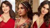 Fashion Battle: Shibani Dandekar, Madhuri Dixit Or Richa Chadha; B-town Wives Flaunting Bulgari Mangalsutra This Karva Chauth