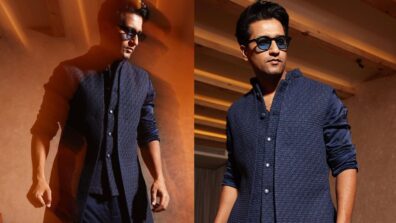 Fashion Icon Vicky Kaushal Looks Smoking Hot In Blue Embroidered Kurta Proving His Stunning Fashion Sense