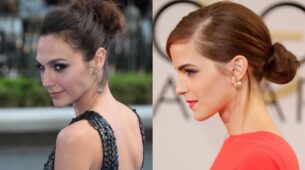Gal Gadot, Scarlett Johansson, And Emma Watson Inspired Sleek Low Hair Bun For Your Function