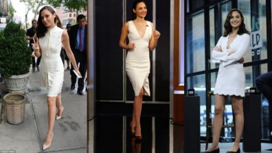 Gal Gadot’s Sophisticated Style In White Hue Mini Dress