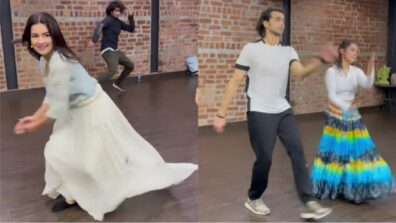 Garba Madness: Avneet Kaur shares rehearsal video of ‘Kesariyo Rang’ with Shantanu Maheshwari, internet loves it