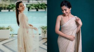 Golden Opportunity: Rashmika Mandanna is a cute, confused soul, wants you to help her choose between saree and salwar