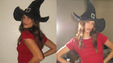 Hailey Bieber Kicks Off Halloween Halfway Through October In A Witch’s Hat