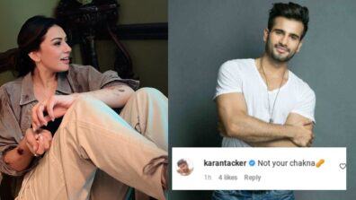 Hansika Motwani has delightful ‘Rowdy’ vibes in her jacket and pants, and Karan Tacker reacts