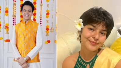 Happy New Year: TMKOC actor Raj Anadkat looks dapper in yellow ethnic suit, Nidhi Bhanushali decks up in yellow saree and says, “love and light…”