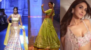 Hina Khan, Vaani Kapoor To Malaika Arora; Actresses Enchanting The Elegant Lehenga Looks At Runway