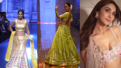 Hina Khan, Vaani Kapoor To Malaika Arora; Actresses Enchanting The Elegant Lehenga Looks At Runway