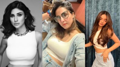 Hina Khan Vs Mouni Roy Vs Anushka Sen, who do you think aced in white?