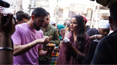 Honeymoon: Jasmin Bhasin and Gippy Grewal explore Amritsar to promote upcoming film, see pics