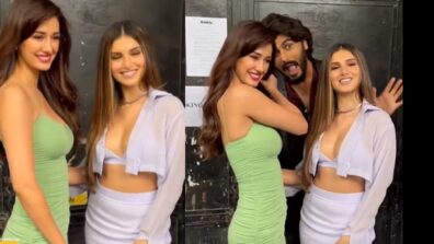 ‘Hot divas’ Disha Patani and Tara Sutaria burn hearts in midi outfits, Arjun Kapoor photobombs