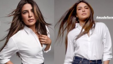 “I Need To Feel Like Me” Desi Girl Priyanka Chopra Looks Classy In White Outfit And Is Perfect To Steal For Office Wear