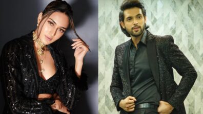 In love with sensational black outfits? Take inspiration from Erica Fernandes and Parth Samthaan