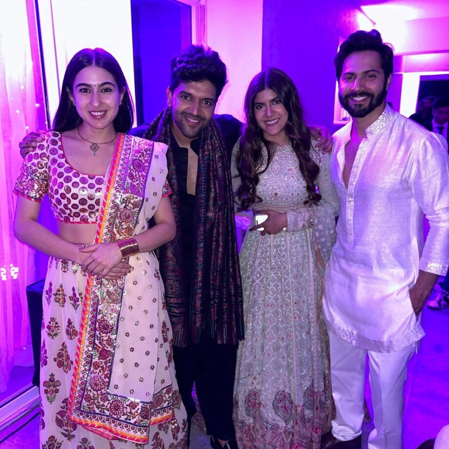 In Pics: Guru Randhawa gets cosy with Shehnaaz Gill, Sara Ali Khan, Varun Dhawan and others at his Diwali party - 3