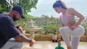 Jacqueline Fernandez’s Dedicated Workout Routine In Rainbow Tank Top And White Sweatpants