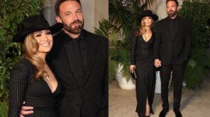 Jennifer Lopez And Hubby Ben Affleck Hit The Red Carpet Together For The First Time After The Summer Wedding For Ralph Lauren Spring 2023 Fashion Show