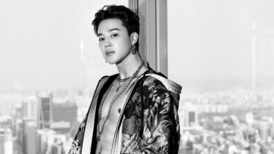 Jimin From BTS Stabbing Hearts In Without Shirt Glimpse