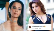 Kangana Ranaut Looks Magnificent In Beige Lace Saree, Urvashi Rautela Comments Calling Her Sister