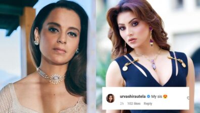 Kangana Ranaut Looks Magnificent In Beige Lace Saree, Urvashi Rautela Comments Calling Her Sister