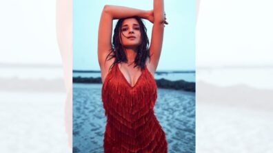 Kanika Mann Oozes The Glam Quotient High In Red Fringe Dress Giving Hottest Poses