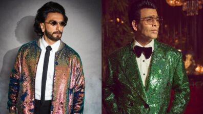 Karan Johar And Ranveer Singh’s Free Spirited Shimmery Jackets Style To Steal