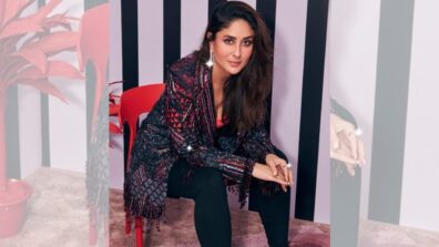 Kareena Kapoor Looks Hot In Black Multicoloured Jacket With Classy Shoes