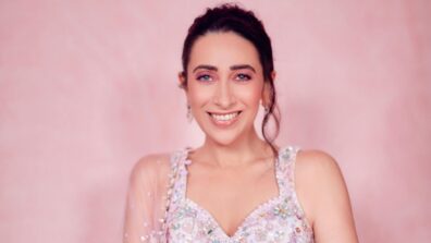 Karisma Kapoor’s Pink Embellished Lehenga Is Perfect For This Navratri Festival