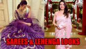 Karwa Chauth Special: Sarees & Lehenga Looks Of Jasmin Bhasin To Inspire Your Ethnic Wardrobe