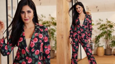 Katrina Kaif Looks Classy And Hot In Floral Pantsuit For Her Trailer Launch Event