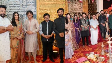 Katrina Kaif, Nagarjuna, Ranbir Kapoor, R.Madhavan And Many Celebs Attend The Navratri Celebration At Kalyanaraman