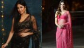 Katrina Kaif to Kriti Sanon: Celebs’ sheer sarees from Diwali celebrations