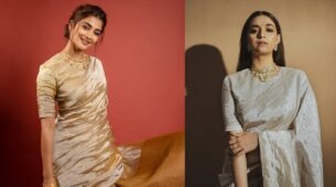 Keerthy Suresh and Pooja Hegde in a fashion faceoff: Who has got the best metallic saree?