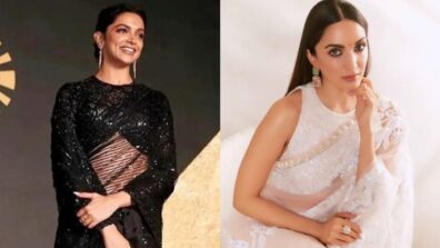 Kiara Advani Or Deepika Padukone; Who Is A Epitome Of Elegance In Infinity Blouse Styling?