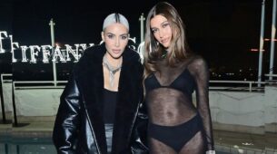 Kim Kardashian and Hailey Bieber bond at Tiffany’s party, pics go viral