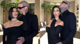 Kourtney Kardashian And Travis Barker Donned In All-Black Attire For Landon’s Birthday