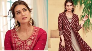 Kriti Sanon Is All Glam Up For Diwali Festival Slaying Rangriti Designed Outfits